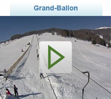 Vue webcam Grand-Ballon en hiver